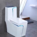 Executive Italian Designer Water Closet in Blue-L - Model BT-CC27-1