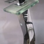 LED-Illuminated Long-Neck Basin Mixer