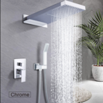 Concealed Chrome Shower Panel