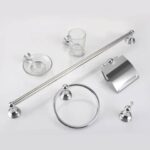 6-Piece Chrome Bathroom Accessories Set